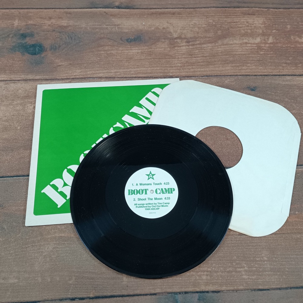 Boot Camp 1984 Vinyl Record 7 Inch Single A Woman's Touch Shoot The Moon - Picture 1 of 5